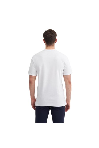 Cazador Men's Crew Neck Regular Fit Cotton Patterned T-Shirt 4188