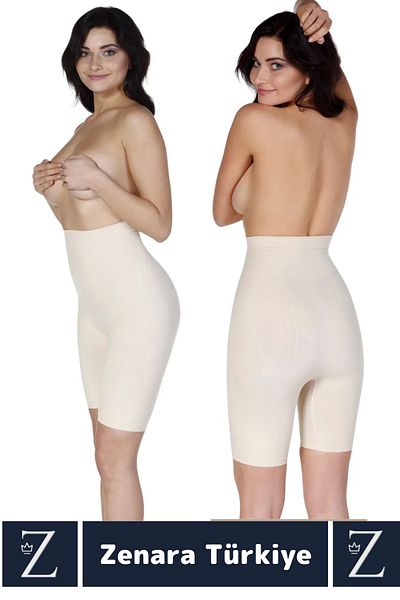 Zenara Leaves No Trace Anti-Slip Shaping Firming Tightening Recovery Long Corset That Helps Prevent Cellulite