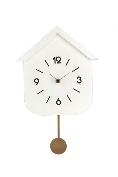 Bizzotto Wall Clock with Pendulum 24x5.5x37.5 cm