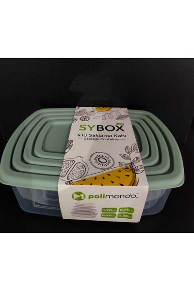 Nurev Sypbox 4 Boy Plastic Cover Storage Container 250+500+750+1200 Lt Design That Can Be Entered
