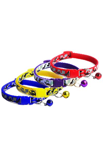 Ropet Set of 4 Ropet® collars, Adjustable, 18-32cm, Multicolor