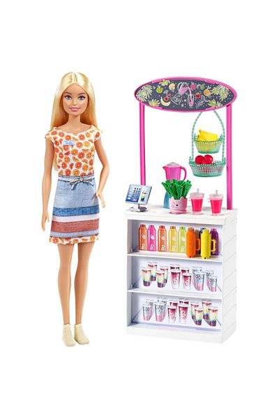 mattel Barbie Playset, Blonde Barbie Doll Smoothie Bar