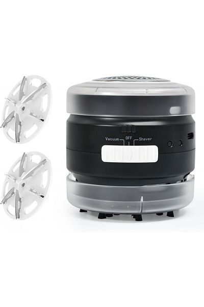 STN Lint cleaner with suction function Stn, ABS, black, 220 V, 8.5 x 8.5 x 8.8 cm