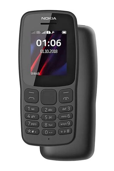 Nokia 106 Dual Sim Mobile Phone - Black