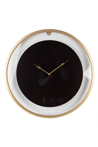 Clayre & Eef Multicolor metal wall clock 60x5 cm