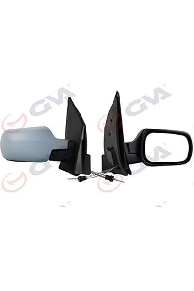 Mu Art Ahşap Outer Rearview Mirror Right Compatible with Fiesta 05 Mechanical Lined Convex