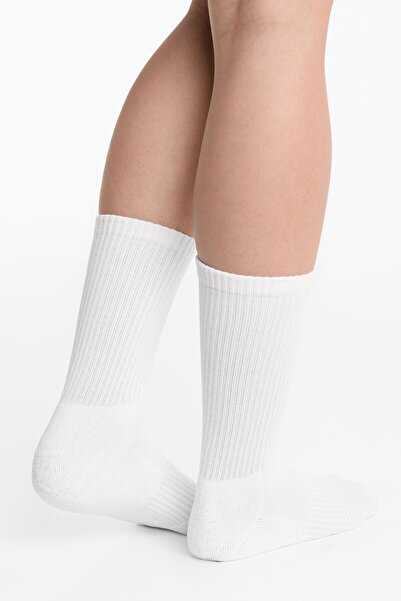 Oysho 3 pairs of cotton blend classic sports socks