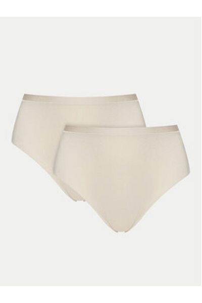 Triumph Women's Set of 2 pairs of classic high waist briefs 10224762 Ecru