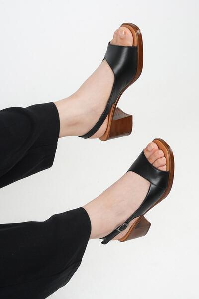 Stilbagshoes حذاء رويينا نسائي بكعب من الجلد الطبيعي للاستخدام اليومي باللون ...