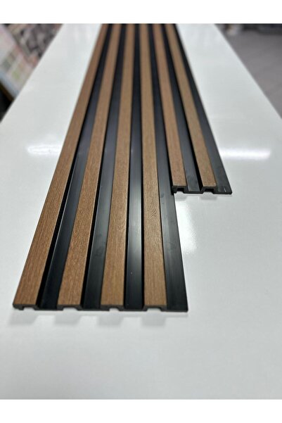 NAZAR DEKORASYON Ahşap Deseneli Kalın Lambiri Duvar Kaplama 1 ADET