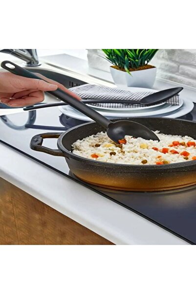 Saint Belisama Concept 5 Piece Fireproof Non-Stick Teflon Coated Ladle Colander Spatula Spoon Set