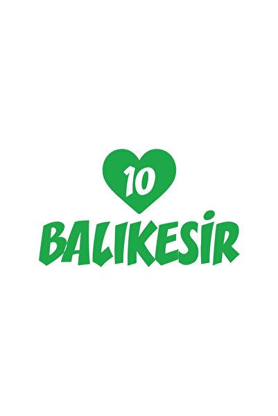 Reysa Tasarım ملصق سيارة على شكل قلب 10 باليسير مقاس 17x17 سم أخضر