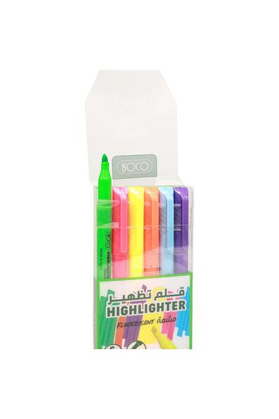 Roco Slim Highlighter – 1-4 mm Chisel Tip – Assorted Colors