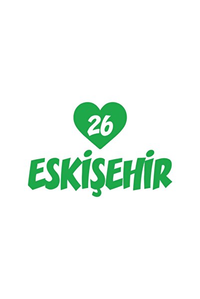 Reysa Tasarım ملصق سيارة قلب 26 اكسن شير مقاس 17x17 سم أخضر