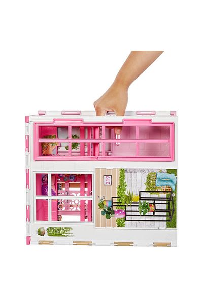 mattel Set de joaca casa Barbie mobilata si papusa Barbie inclusa