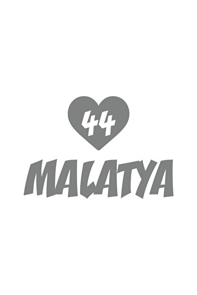 Reysa Tasarım ملصق سيارة سيلف 44 مالاتيا مقاس 17x17 سم رمادي