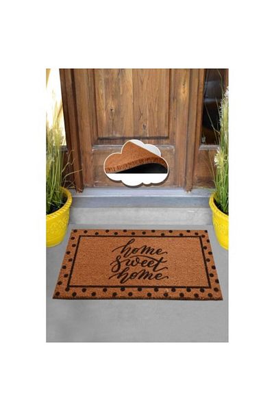 Chilai Home Entrance Mat Coconut Fiber, 40x60cm, Coco Frame Point