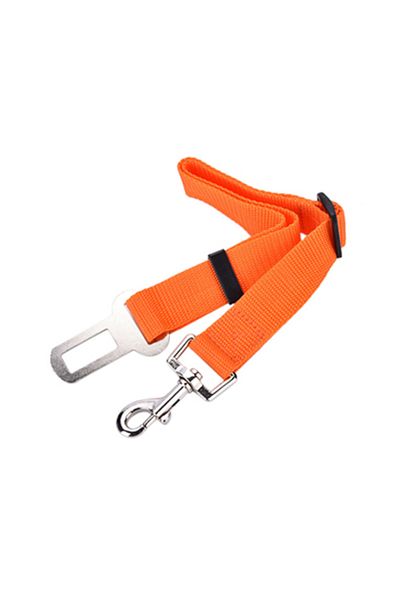 Ropet Car seat belt leash for dogs, cats, 40-70cm/2.5cm, Orange