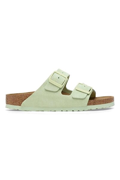 Birkenstock Δερμάτινο σουέτ Arizona σε ξεθωριασμένο χρώμα, στενή γραμμή 1026831, Γυναικείο