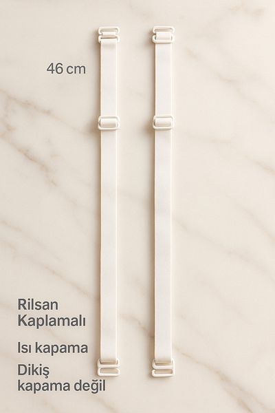 Urrenn Curea detașabilă pentru sutien 3 opțiuni de culoare – acoperită, reglabilă, durabilă, elegantă (46 cm)