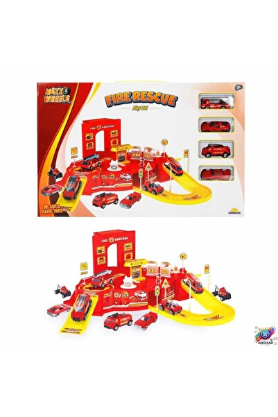 Maxx Whelels ANGMAD play set, Fire station