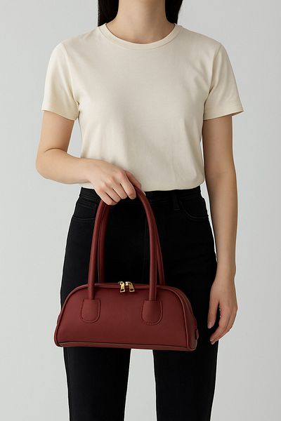 osteir Women's Single Eyed Zippered Stylish Hand and Shoulder Bag