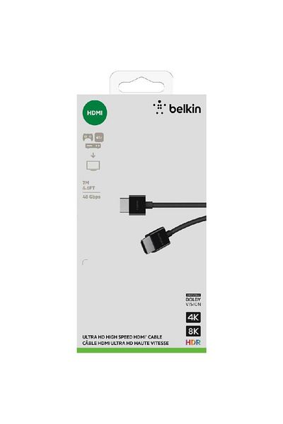 Belkin كابل HDMI إلى HDMI (4K) AV بطول 2.00 متر (6.56 قدم)