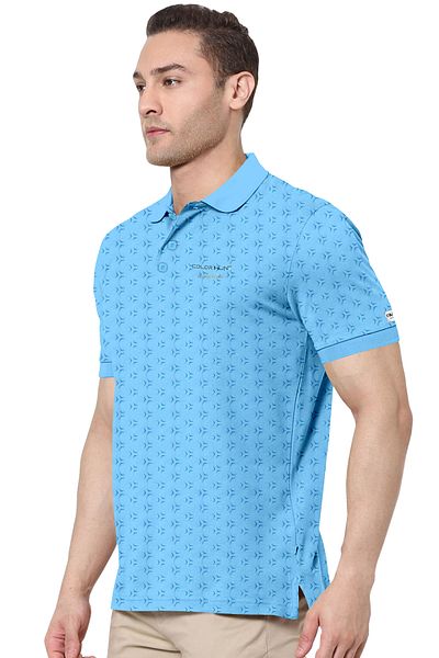 COLOR HUNT 100% Cotton Mens Collar Neck T- Shirt with Treding Prints