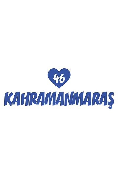 Reysa Tasarım Heart 46 Konya Car Sticker 17X17 cm Blue