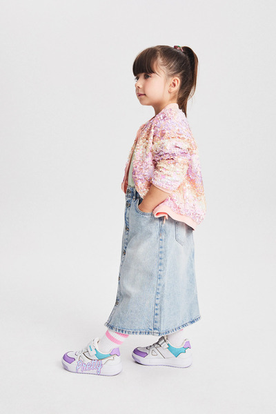 Vicco 24-33 Numara Işıklı Ortopedik Kız Çocuk Spor Ayakkabı