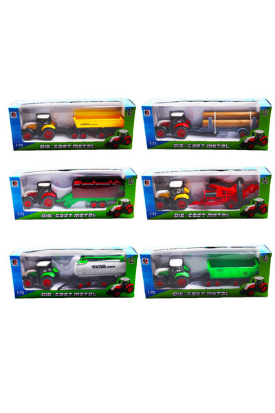 GÜVEN KUTULU METAL ROMORKLU TRAKTÖR