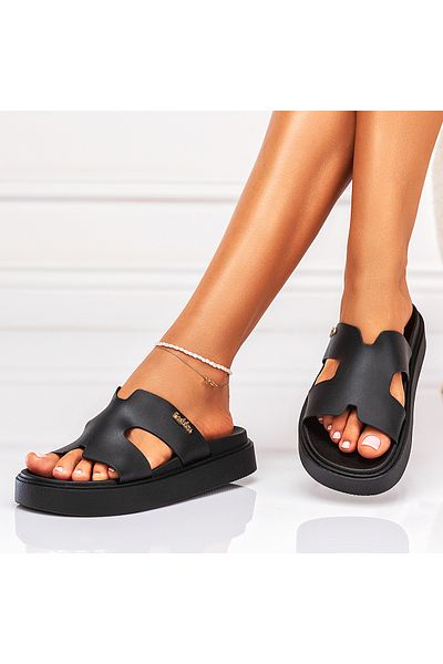 Lush Fashion Women's Slippers Made of Eco-friendly Leather
