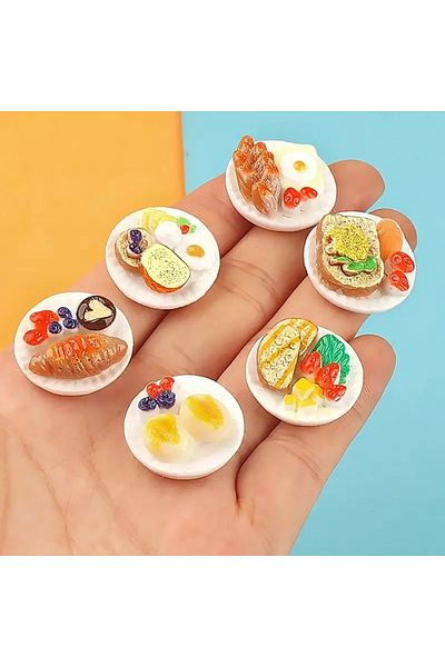 LavinTheMavi Mini Food Set - 6 Pieces