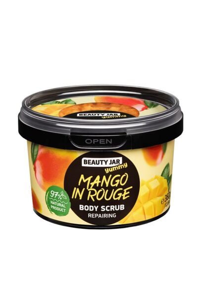Beauty Jar Yummy Mango Repair Body Scrub σε Ρουζ απόχρωση, 360 γρ.