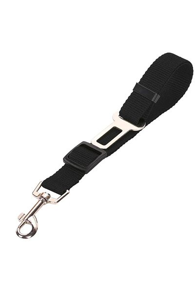 Ropet Car seat belt leash for dogs, cats 40-70cm/2.5cm, Black