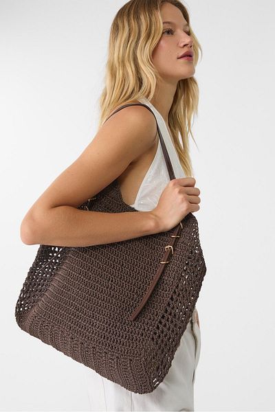 Stradivarius Crochet shoulder bag