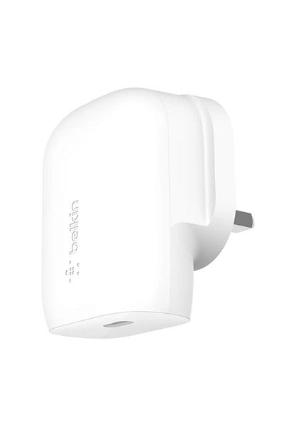 Belkin USB-C PD 3.0 PPS Wall Charger 30W + USB-C to USB-C Cable Fast Battery Charging 30 Watts Single USB-C