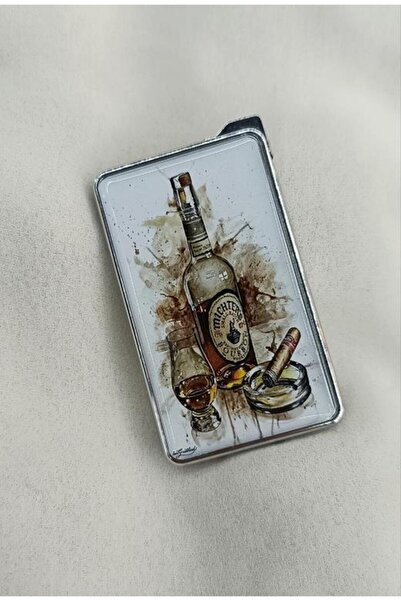 Hd Marketim Çakmak Resimli Gazlı Doldurulabilir Metal Çakmak 17945