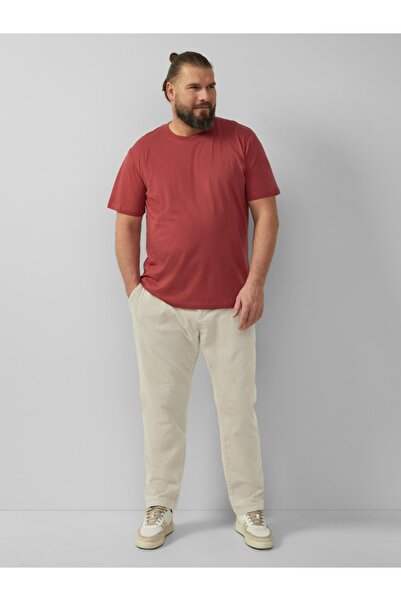 s.Oliver Big Sizes Men's big size T-shirt with scoop neck, Regular fit