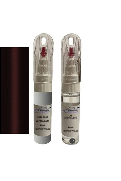 YLKRS AUTOMOTIVE Kit retus vopsea touch up Mitsubishi L200 MIT99103 (Vermelho Bordeaux)