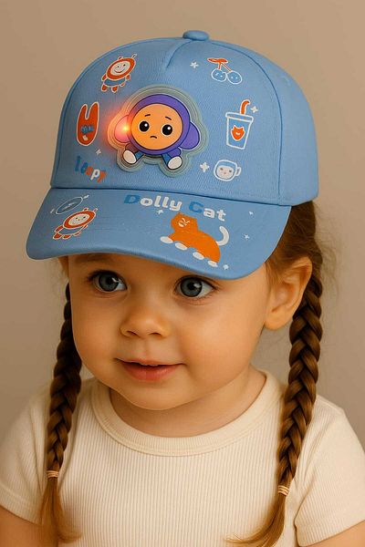 gigigiyim Unisex Children's Hat with Character and Light