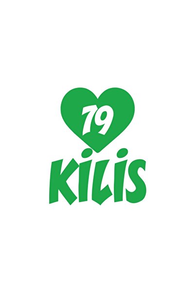 Reysa Tasarım ملصق سيارة كالي 79 كيليس باللون الأخضر مقاس 17 × 17 سم