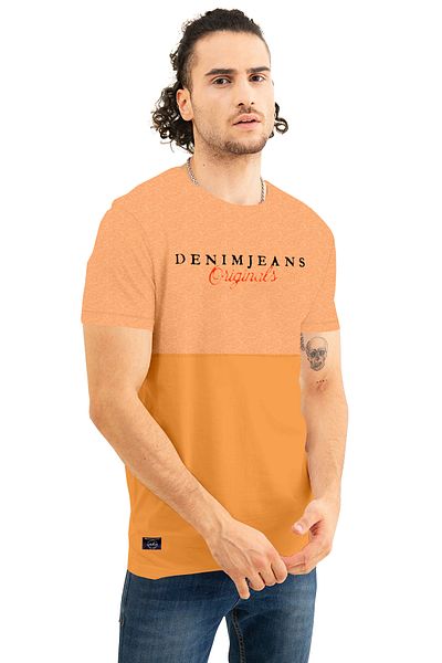 COLOR HUNT 100% Cotton Mens Crew Neck T- Shirt with Treding Prints