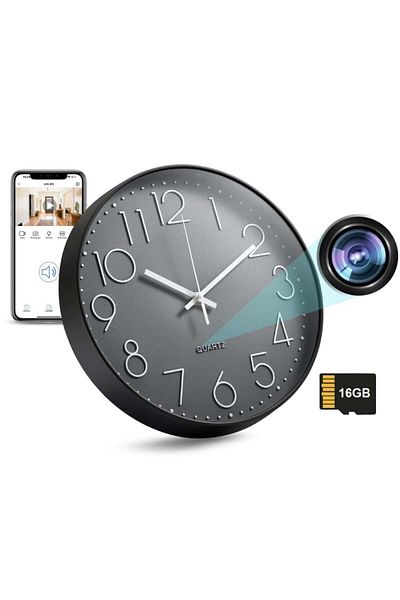 iUni Mini Camera Watch iUni W31, Wi-Fi, Full HD, 16GB, Live View on Phone, Black