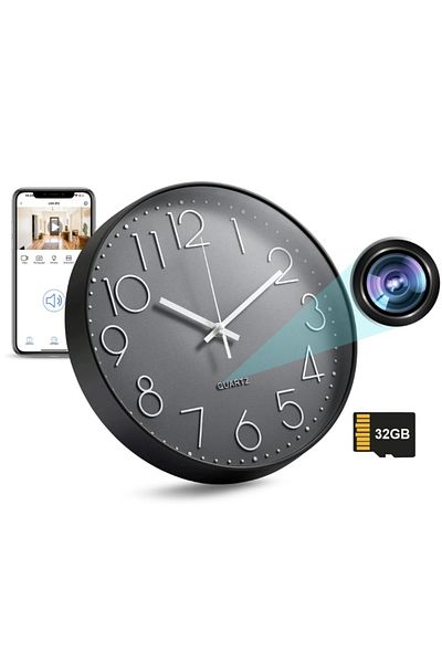 iUni Mini Camera Watch iUni W31, Wi-Fi, Full HD, 32GB, Live View on Phone, Black