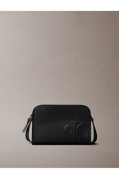 Calvin Klein Men Black Sculpted Impression Handbag