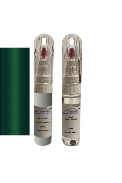 YLKRS AUTOMOTIVE Kit retus vopsea touch up Mitsubishi Lancer MIT9044 (Verde Canaveral)
