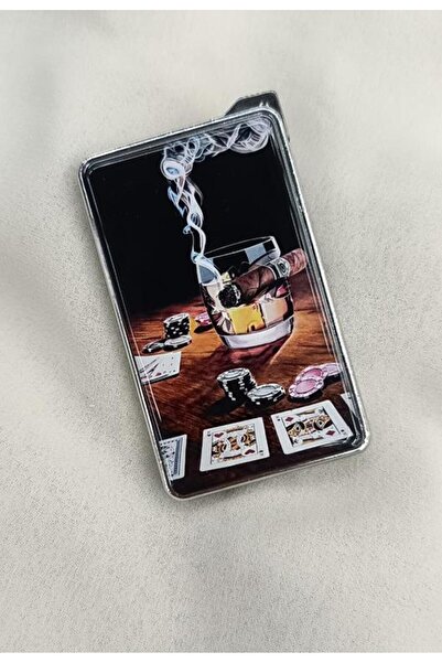 Hd Marketim Çakmak Resimli Gazlı Doldurulabilir Metal Çakmak