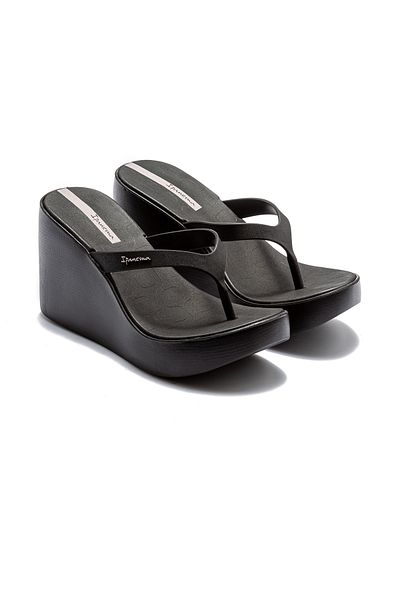 İpanema High Fashion Fem Women's Flip Flops Black 35/40