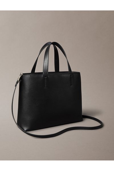 Calvin Klein Women Black Sculpted Mini Ew Tote